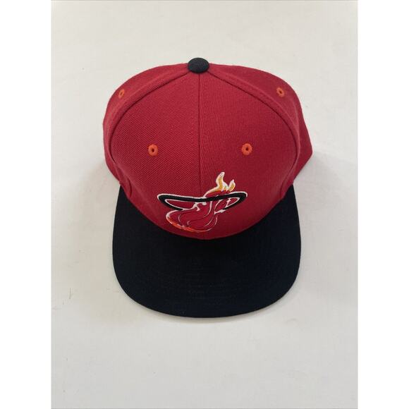 Mitchell & Ness‎ Hardwood Classics Basketball Cap Miami Heat Fitted Hat 7 5/8 - Picture 9 of 10